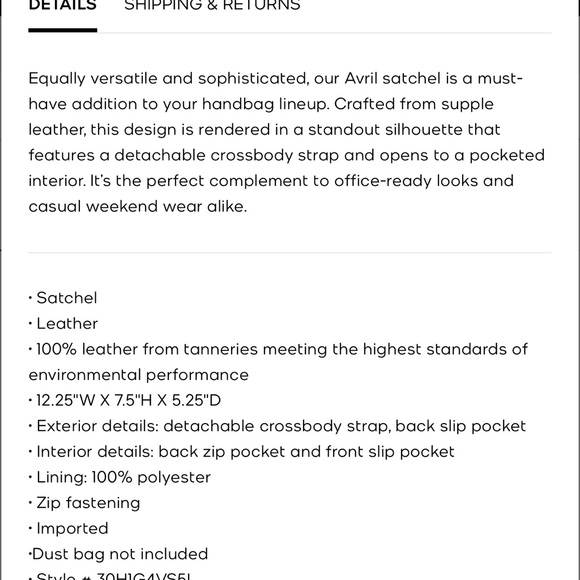 Michael Kors Avril Small Pebbled Leather Satchel - NWOT - black w/ gold - Picture 3 of 9